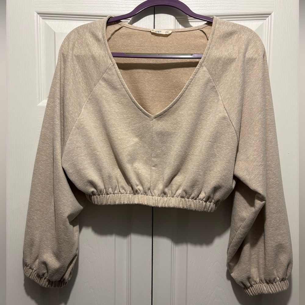 Long Sleeve Crop Top